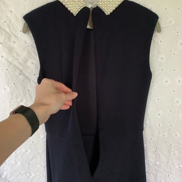 Betsy Johnson Navy Fit & Flare Dress - Picture 6 of 7